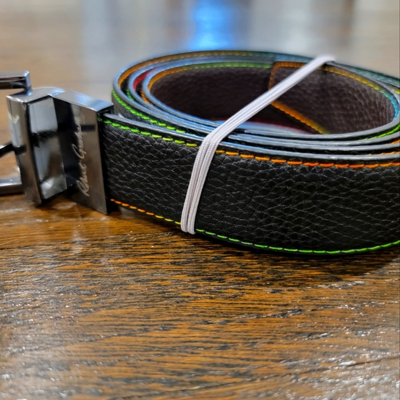 Robert Graham Other - NEW ROBERT GRAHAM REVERSIBLE BELT (44) LEATHER BLACK/BROWN SUMMERLAND COLORED